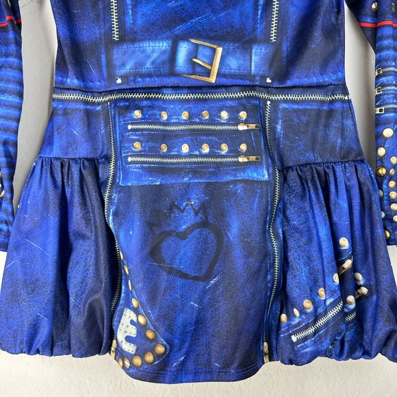 Disneys Descendants 2 - Evie Costume Top Size Girls Small - Picture 9 of 11